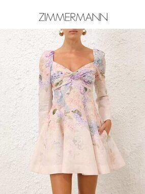Zimmermann pink dress size 0